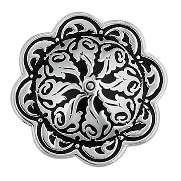 Jeremiah Watt Accented Floral Concho with Post